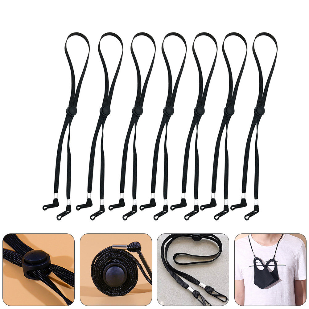 Mask Ear Saver Strap - 12Pcs Anti-Fall Face Mask Lanyard Durable