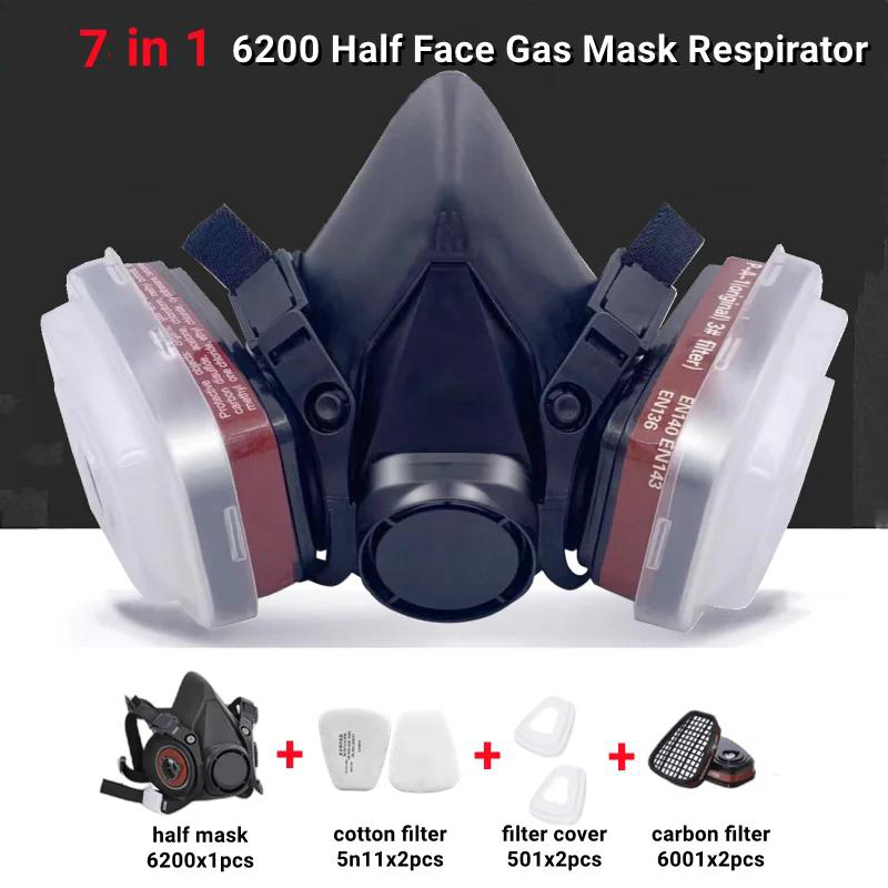 Dust Gas Mask Anti-fog Safety  - Anti Pollution Mask ulasan dan harga