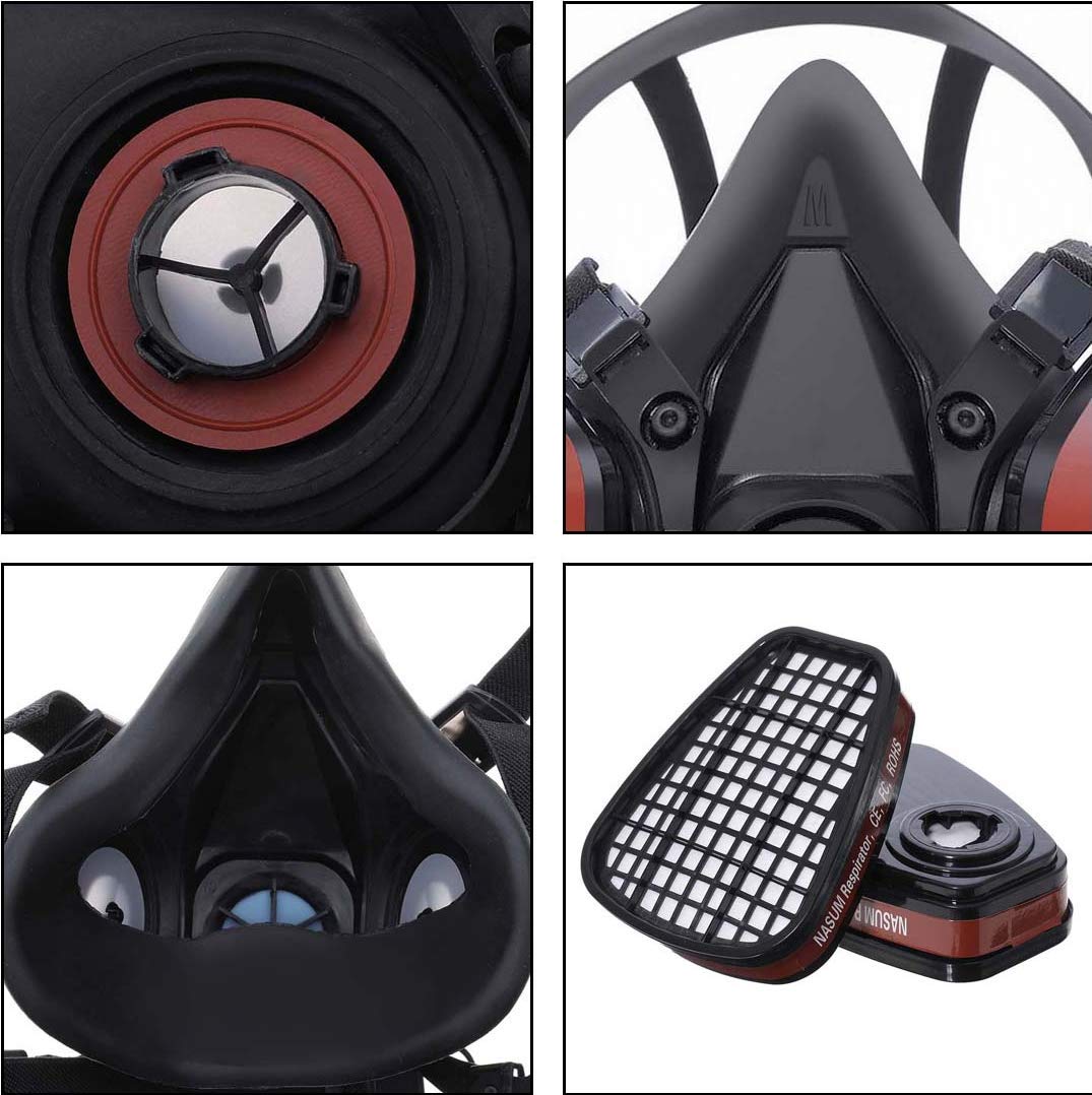 Dust Gas Mask Anti-fog Safety  - Anti Pollution Mask ulasan dan harga