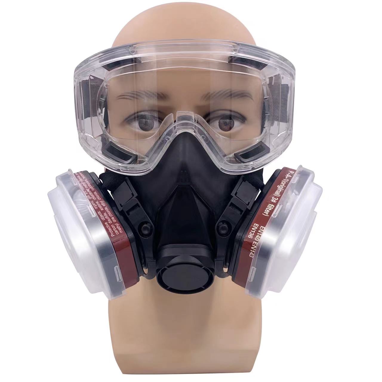 Dust Gas Mask Anti-fog Safety  - Anti Pollution Mask ulasan dan harga