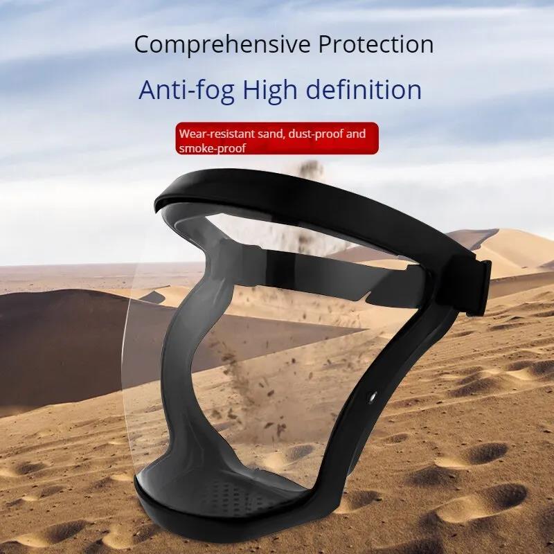 Transparent Full Faceshield Re - Anti Pollution Mask ulasan dan harga