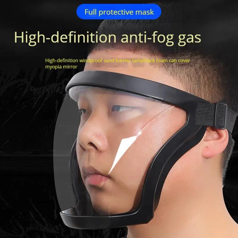 Transparent Full Faceshield Re - Anti Pollution Mask ulasan dan harga