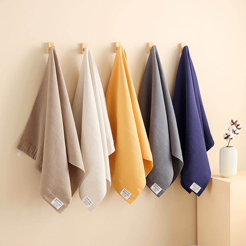 2/5Pcs Cotton Bath Towels Set  - Cloth Face Mask Washable ulasan dan harga
