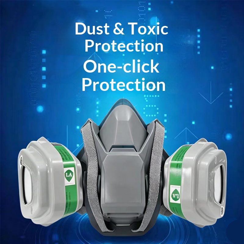 Silicone 6502QL Quick Buckle G - Dust Mask Construction ulasan dan harga