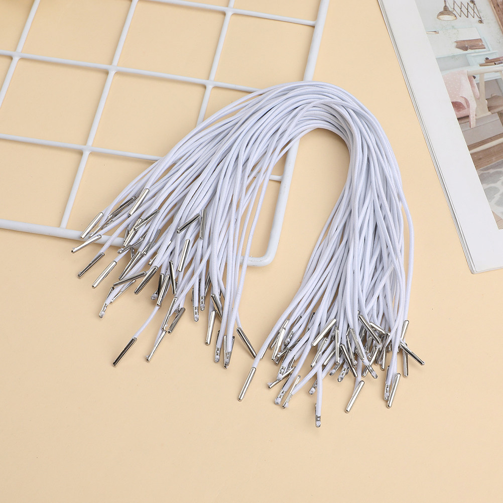 200Pcs Elastic Barbed String w - Mask Lanyard Adjustable ulasan dan harga