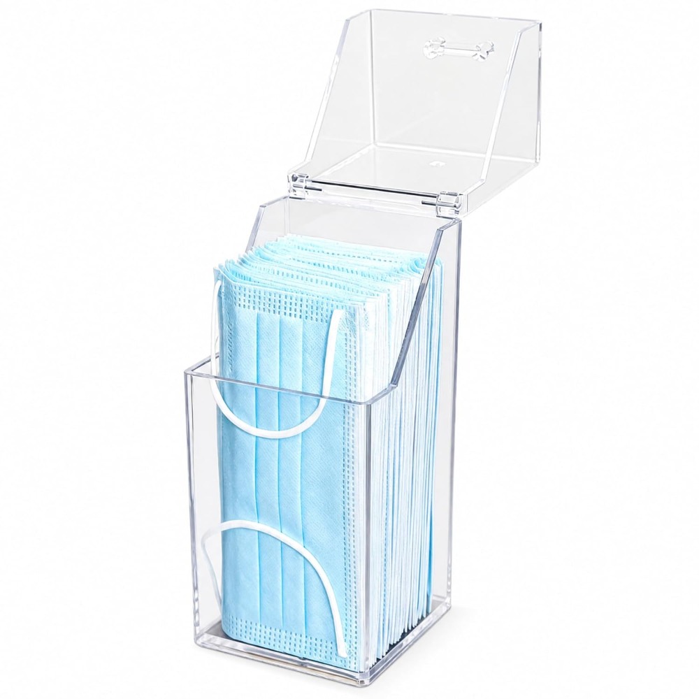 With Lid Face Mask Dispenser V - Face Mask Storage Box ulasan dan harga