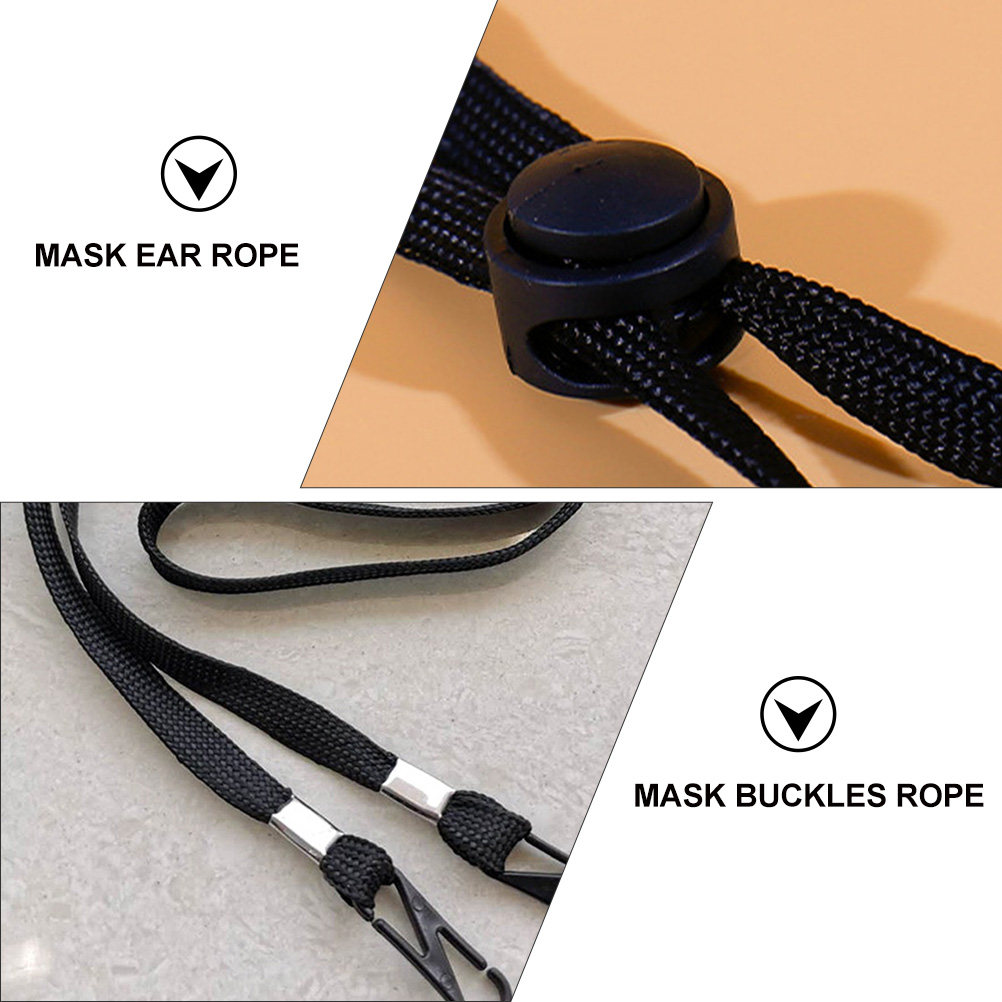 12Pcs Anti-Fall Face Mask Lany - Mask Ear Saver Strap ulasan dan harga