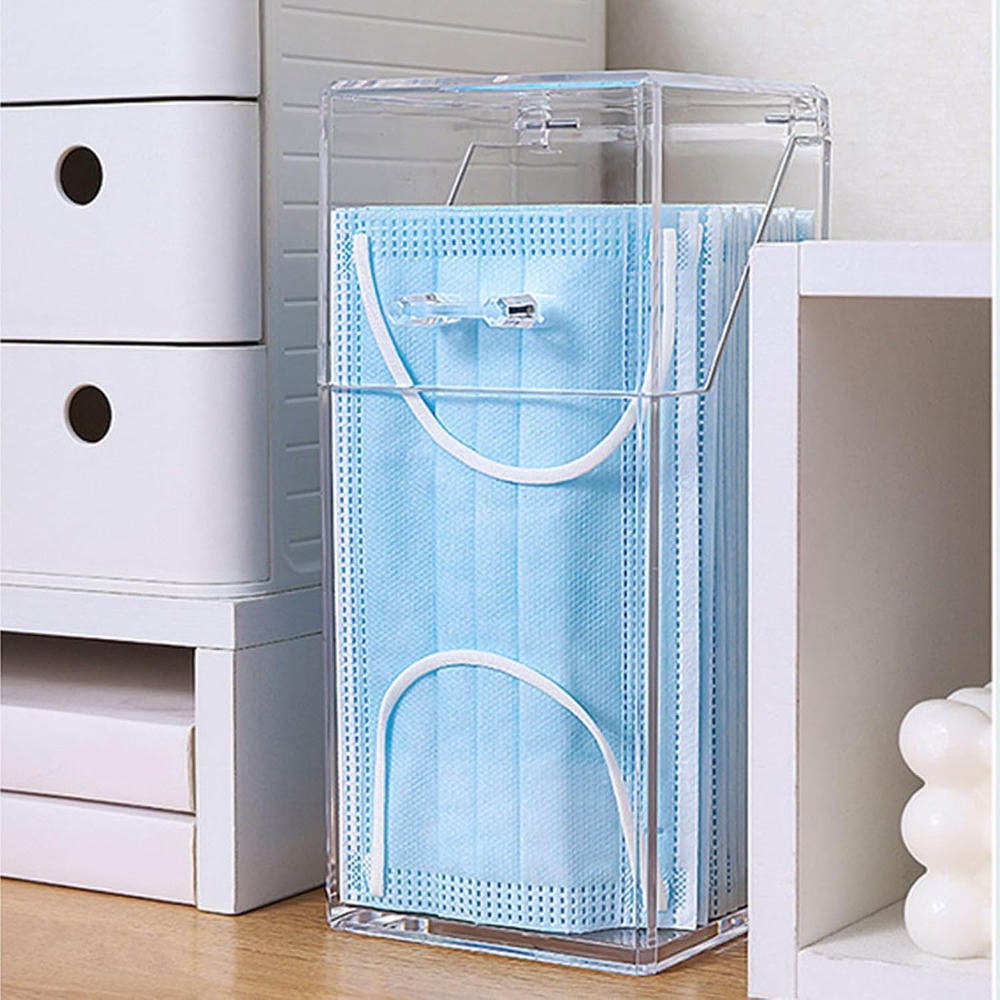 With Lid Face Mask Dispenser V - Face Mask Storage Box ulasan dan harga